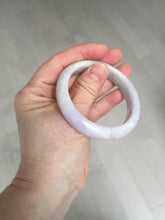 Load image into Gallery viewer, 51.5mm certified 100% natural type A green/white/purple jadeite jade bangle BN39-4045
