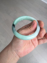 Load image into Gallery viewer, 54mm Certified Type A 100% Natural apple green dark green Jadeite Jade bangle BM23-0236