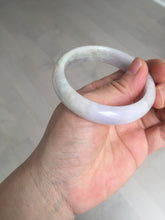 Load image into Gallery viewer, 51.5mm certified 100% natural type A green/white/purple jadeite jade bangle BN39-4045