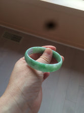 Load image into Gallery viewer, 52.5mm certified 100% natural Type A sunny green jadeite jade bangle BK5-3359