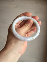 Load image into Gallery viewer, 56.6mm certificated Type A 100% Natural green purple white Jadeite Jade bangle BL67-6247