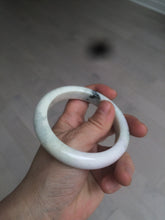 Load image into Gallery viewer, 58mm Certified Type A 100% Natural light green/purple/beige/white Jadeite Jade bangle AS74-0541