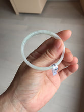 Load image into Gallery viewer, 48.5mm certified 100% natural type A light green orange white thin square style jadeite bangle PH251-1001