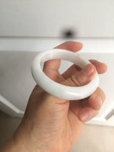 Load image into Gallery viewer, 53mm 100% natural Type A white/sunny green/red Jadeite jade bangle AE64-8013