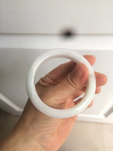 Load image into Gallery viewer, 53mm 100% natural Type A white/sunny green/red Jadeite jade bangle AE64-8013