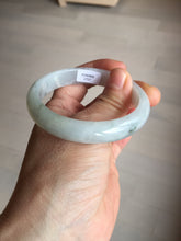 Load image into Gallery viewer, 54.5mm Certified Type A 100% Natural sunny green/dark green Jadeite Jade bangle AM96-2727