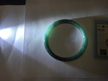 Load image into Gallery viewer, 57.5mm Type A 100% Natural dark green/blue/gray Guatemala slim round cut Jadeite bangle BH133-4320