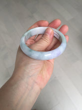 Load image into Gallery viewer, 58mm 100% natural certified light green purple yellow(FU LU SHOU) jadeite jade bangle BN37-7345