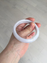 Load image into Gallery viewer, 57mm certified 100% natural type A purple/white jadeite jade bangle E81-0823