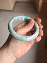 Load image into Gallery viewer, 58mm certified 100% natural type A sunny green/purple/white/gray jadeite jade bangle PJ69-2986
