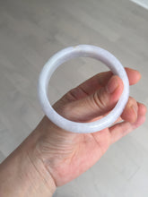 Load image into Gallery viewer, 57mm certified 100% natural type A purple/white jadeite jade bangle E81-0823