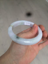 Load image into Gallery viewer, 59.5mm certified Type A 100% Natural green/purple Jadeite bangle As73-0516