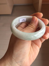 Load image into Gallery viewer, 51mm certified Type A 100% Natura light sunny green white purple Jadeite jade bangle PH160-4669