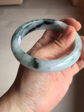 Load image into Gallery viewer, 57mm Certified Type A 100% Natural sunny green/dark green Jadeite Jade bangle AM94-2724
