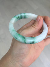 Load image into Gallery viewer, 53.7mm Certified 100% natural Type A sunny green purple jadeite jade bangle BQ34-4135
