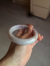 Load image into Gallery viewer, 59mm Certified Type A 100% Natural white/purple/pink/yellow jadeite Jade bangle BK3-8360