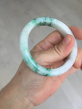 Load image into Gallery viewer, 53.7mm Certified 100% natural Type A sunny green purple jadeite jade bangle BQ34-4135