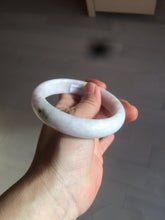 Load image into Gallery viewer, 61mm Certified type A 100% Natural green/white/purple Jadeite bangle BH30-5425