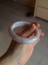 Load image into Gallery viewer, 59mm Certified Type A 100% Natural white/purple/pink/yellow jadeite Jade bangle BK3-8360