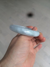 Load image into Gallery viewer, 56.4mm 100% natural Type A icy light green/purple jadeite jade bangle AX52-0307