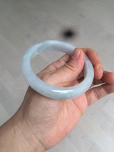 Load image into Gallery viewer, 56.4mm 100% natural Type A icy light green/purple jadeite jade bangle AX52-0307