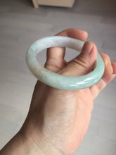Load image into Gallery viewer, 54.5mm certified 100% natural icy watery green red jadeite jade bangle BH85-9113