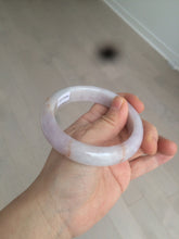 Load image into Gallery viewer, 59mm Certified Type A 100% Natural white/purple/pink/yellow jadeite Jade bangle BK3-8360