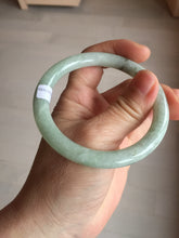 Load image into Gallery viewer, 55.7mm Certified 100% natural Type A light green round cut jadeite jade bangle BL54-3291