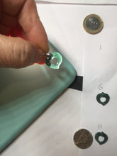 Load image into Gallery viewer, 100% Natural type A dark green/blue/gray/black heart Guatemala jadeite Jade pendant PH107 Add on item