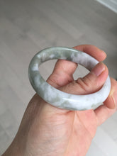 Load image into Gallery viewer, 50mm certified 100% natural Type A light watermelon rind green/yellow/purple jadeite jade bangle BN33-4499