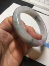 Load image into Gallery viewer, 55.6mm Certified type A 100% Natural sunny green/purple/yellow(Fu LU SHOU) Jadeite bangle BN41-5127