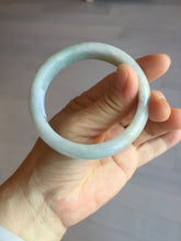 Load image into Gallery viewer, 54.5mm Certified 100% natural Type A light green white yellow jadeite jade bangle AX137-0804