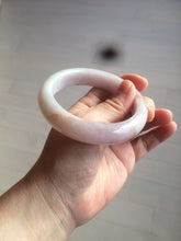 Load image into Gallery viewer, 59mm Certified Type A 100% Natural white/purple/pink/yellow jadeite Jade bangle BK3-8360
