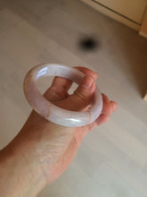 Load image into Gallery viewer, 59mm Certified Type A 100% Natural white/purple/pink/yellow jadeite Jade bangle BK3-8360