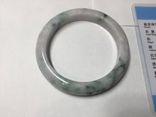 Load image into Gallery viewer, 53.5mm Certified type A 100% Natural sunny green/purple/yellow(Fu LU SHOU) Jadeite bangle BN42-5128