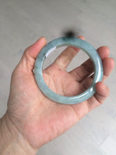 Load image into Gallery viewer, 56.8mm 100% natural Type A icy watery green jadeite jade bangle AX51-7558