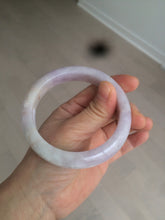 Load image into Gallery viewer, 59.8mm Certified Type A 100% Natural white/purple/pink jadeite Jade bangle BK2-8361