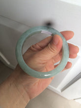 Load image into Gallery viewer, 56.8mm 100% natural Type A icy watery green jadeite jade bangle AX51-7558