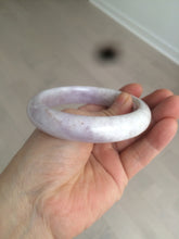 Load image into Gallery viewer, 59.8mm Certified Type A 100% Natural white/purple/pink jadeite Jade bangle BK2-8361