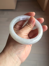 Load image into Gallery viewer, 58mm Certificate icy waterly light purple white orange jadeite jade bangle BF134-2650