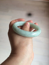 Load image into Gallery viewer, 56.6mm Certified Type A 100% Natural green Jadeite Jade bangle w94-2833