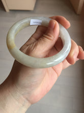 Load image into Gallery viewer, 57.5mm Certified Type A 100% Natural icy watery yellow purple Jadeite Jade bangle BL52-3270