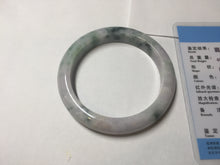 Load image into Gallery viewer, 53.5mm Certified type A 100% Natural sunny green/purple/yellow(Fu LU SHOU) Jadeite bangle BN42-5128