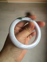 Load image into Gallery viewer, 53.3mm Certified 100% natural Type A olive green/white/purple jadeite jade bangle AZ24-5202