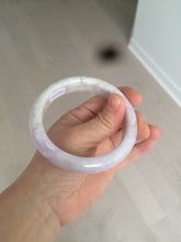 Load image into Gallery viewer, 59.8mm Certified Type A 100% Natural white/purple/pink jadeite Jade bangle BK2-8361
