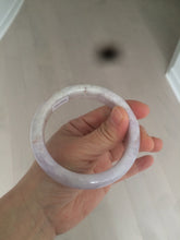 Load image into Gallery viewer, 59.8mm Certified Type A 100% Natural white/purple/pink jadeite Jade bangle BK2-8361