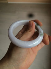 Load image into Gallery viewer, 53.3mm Certified 100% natural Type A olive green/white/purple jadeite jade bangle AZ24-5202