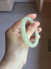 Load image into Gallery viewer, 52mm Certified 100% Natural icy watery yellow crstal sufar (黄冰糖) nephrite jade bangle HT138-3356