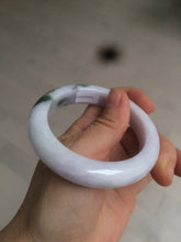 Load image into Gallery viewer, 53.3mm Certified 100% natural Type A olive green/white/purple jadeite jade bangle AZ24-5202