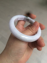 Load image into Gallery viewer, 53.3mm Certified 100% natural Type A olive green/white/purple jadeite jade bangle AZ24-5202